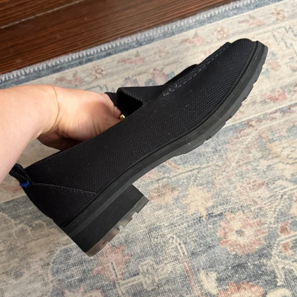 Rothy's Black Knit Loafers